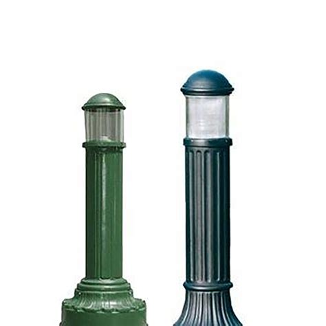 El bolardo iluminado automático de los bolardos LED del arrabio enciende el jardín o la calle