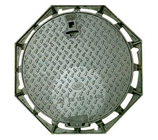 Cubierta de boca hermética de Grey Cast Iron Casting de la construcción municipal con forma redonda cuadrada