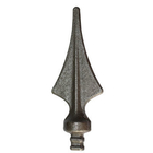 El arrabio ornamental alancea la cabeza ornamental de la lanza del hierro labrado de las piezas del hierro