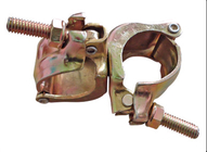 Las abrazaderas y las colocaciones del andamio giran sobre un eje acoplador de la conexión de tubo del andamio de la abrazadera