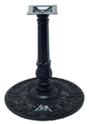 Altura sólida de las piernas 720m m de la tabla del arrabio del hierro de las piezas de la base ornamental negra de la tabla