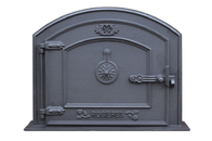 Puerta Heater Door Bake Oven Door de la chimenea de Grey Cast Iron Furnace Doors