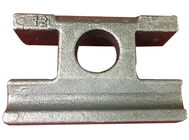 Placa de bafle dúctil accesoria ferroviaria del hombro del carril de placa de la teja del arrabio