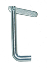 Cerradura de seguridad de los accesorios del andamio del grueso de 4M M/de 5M M Pin Scaffolding Snap Toggle Pin