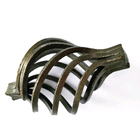 Dimensión de encargo de la verja de las piezas del hierro labrado de las cestas ornamentales de acero hechas a mano de la torsión