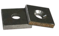Placas concretas del ancla del ancla del cuadrado abovedado de la placa para el sistema de las barras de acero del hilo