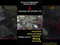 Extensión Shell Rock Bolts de la mina de subterráneo