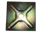 Lazo Rod Square Washer Plate de los accesorios del andamio del encofrado 110×110×4m m