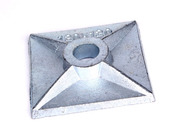 Lazo concreto Rod Square Washer Plates/placa presionada de acero de Waler del encofrado